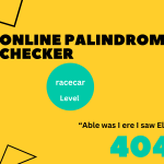 Online Palindrome Checker